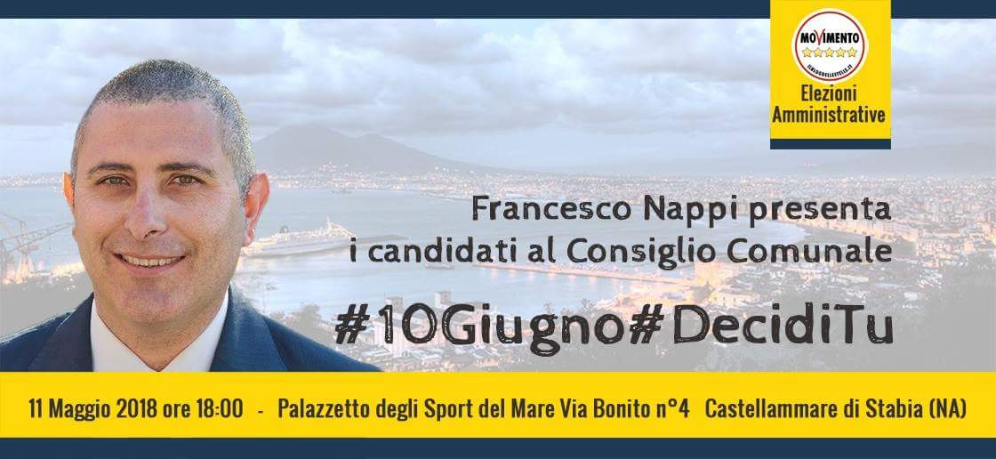 C.mare : Venerdi 11 Maggio il M5S presenta i candidati alla città