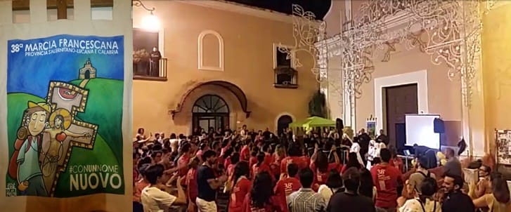 Sarno, la marcia francescana dei giovani ha fatto tappa a Foce