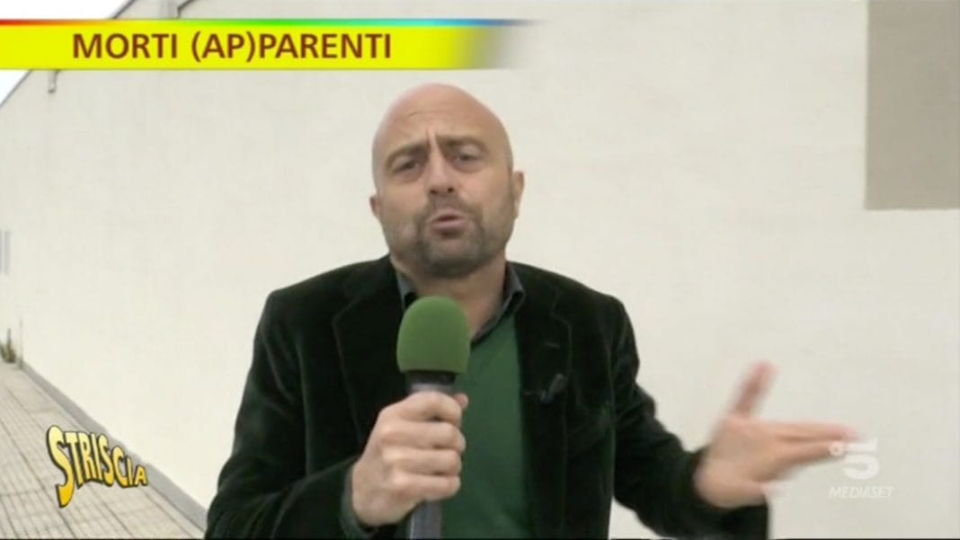 ‘Striscia’ scopre il sistema dei morti ‘apparenti’ negli ospedali di Castellammare di Stabia Giugliano e Nocera