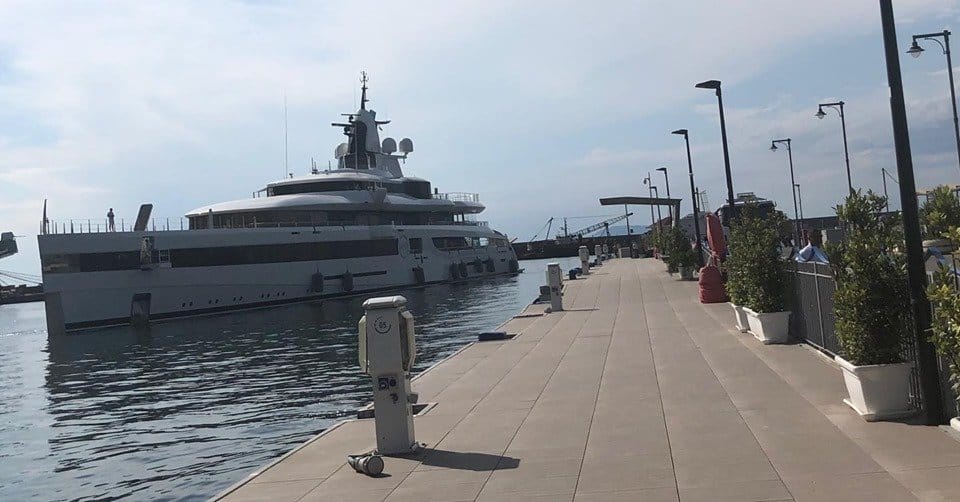 C.mare di Stabia, yacht da sogno allo Stabia Main Port: benvenuta Lady S