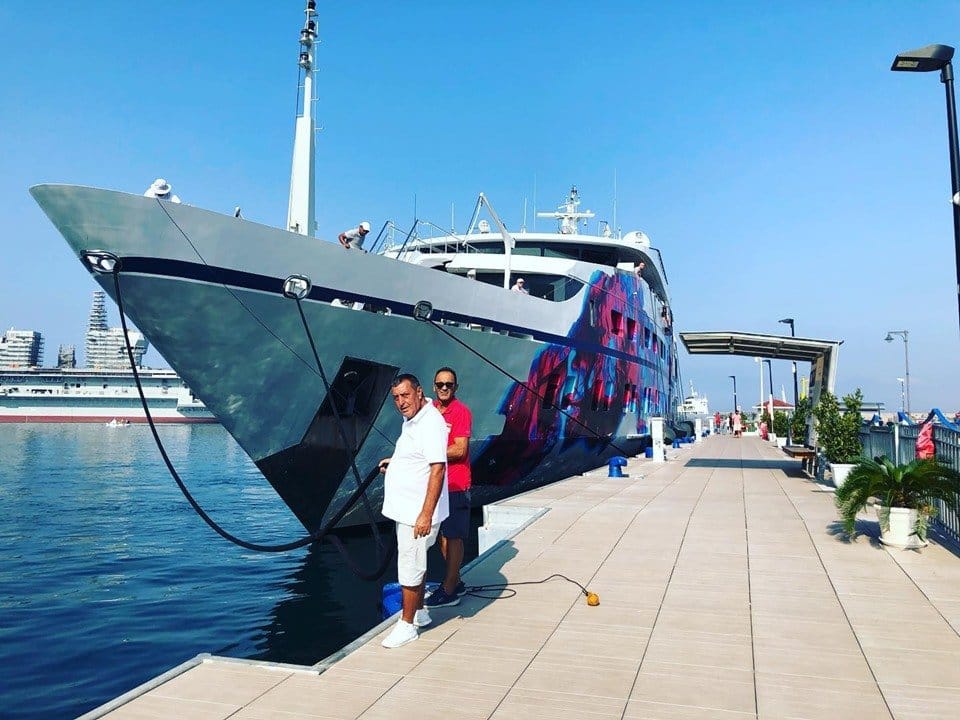 Stabia Main Port: arriva Saluzi il “murales” del mare