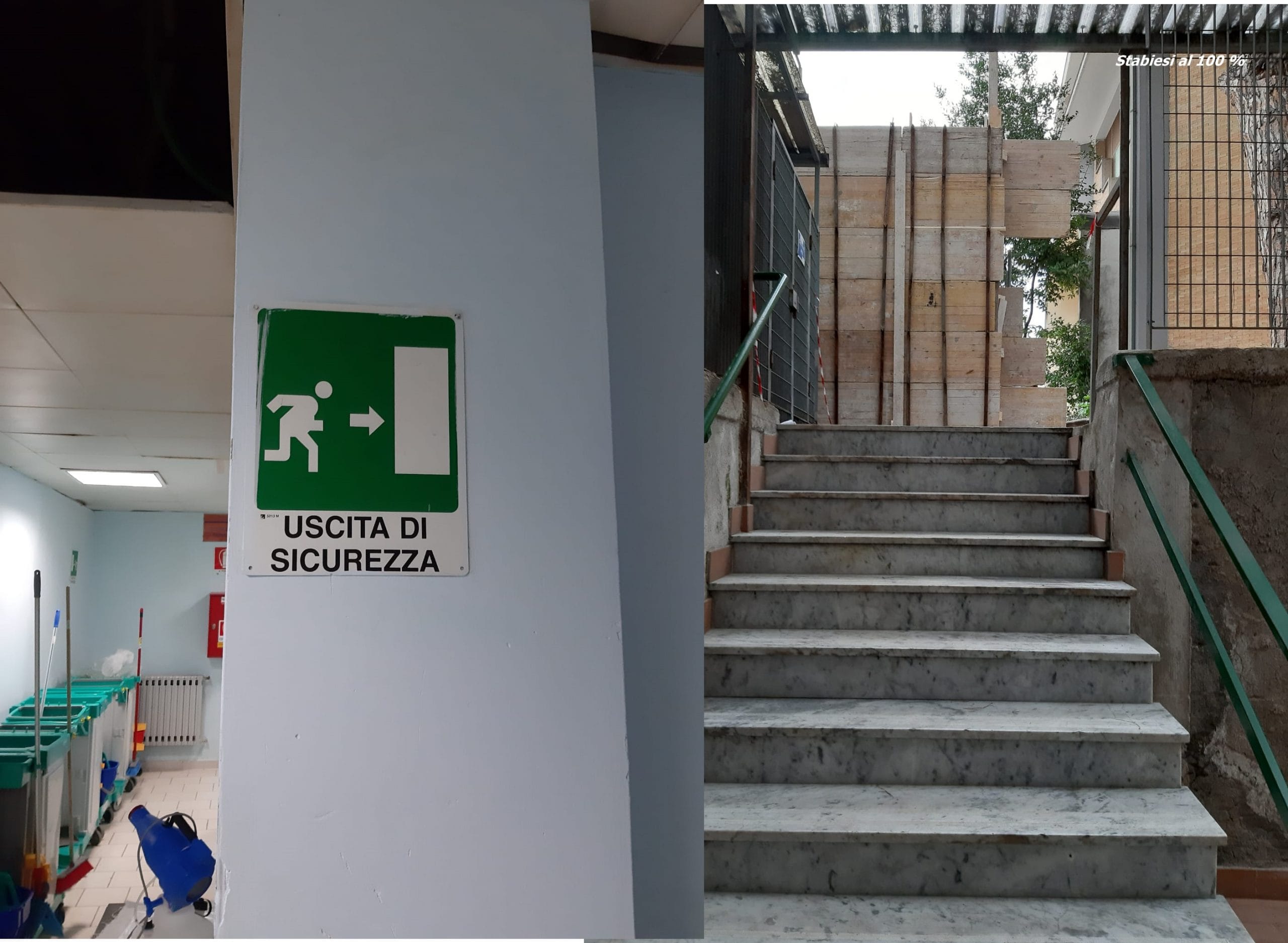 C.mare di Stabia: costruzione ostacola l’uscita di sicurezza dell’ ospedale San Leonardo