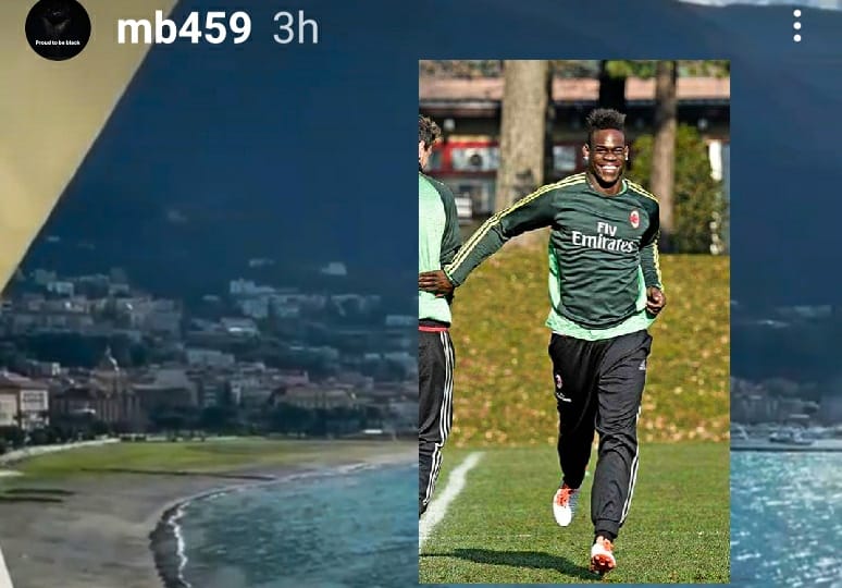 Balotelli a Castellammare. Sul suo profilo Instagram un video del lungomare stabiese