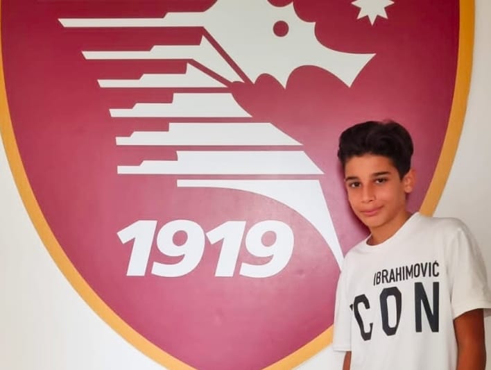 Sarno- Mario De Filippo il giovane calciatore approdato alla Salernitana mario