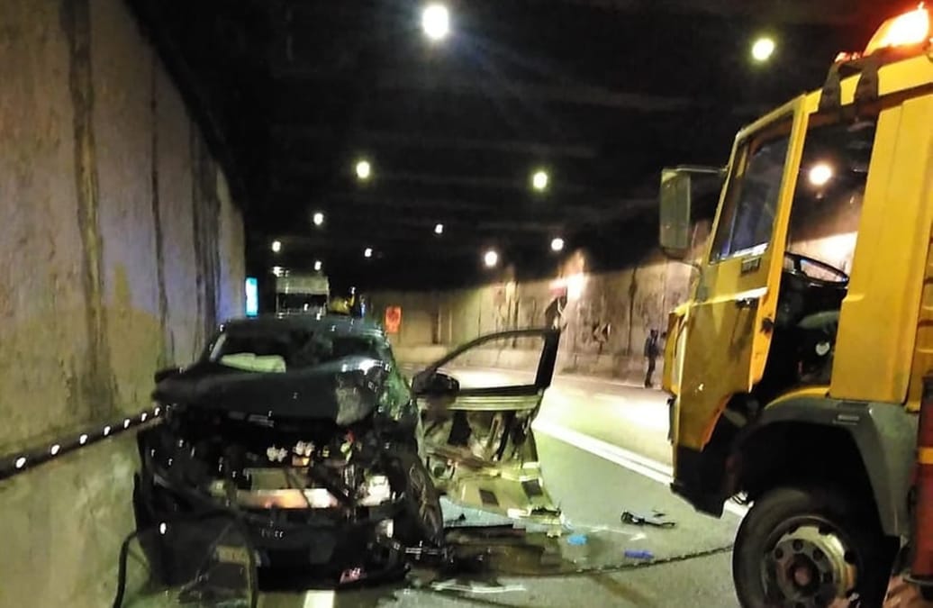 C.mare di Stabia, schianto in galleria a Varano: coinvolti due veicoli Incidente Varano
