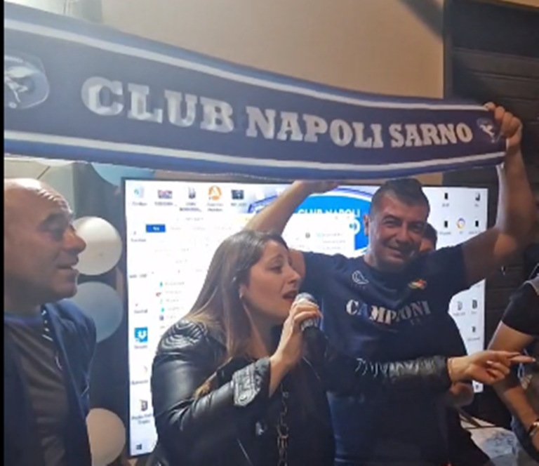 Club Napoli Sarno grande festa per il primo anno dalla fondazione