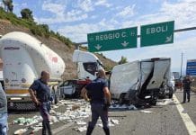 Eboli, grave incidente sull'A 2