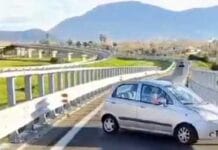 Anziano imbocca autostrada contromano