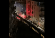Castellammare di Stabia, assalto al treno Circum con a bordo i tifosi del Sorrento