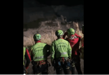 Sarno, recuperato dai soccorsi l’uomo caduto nella cava